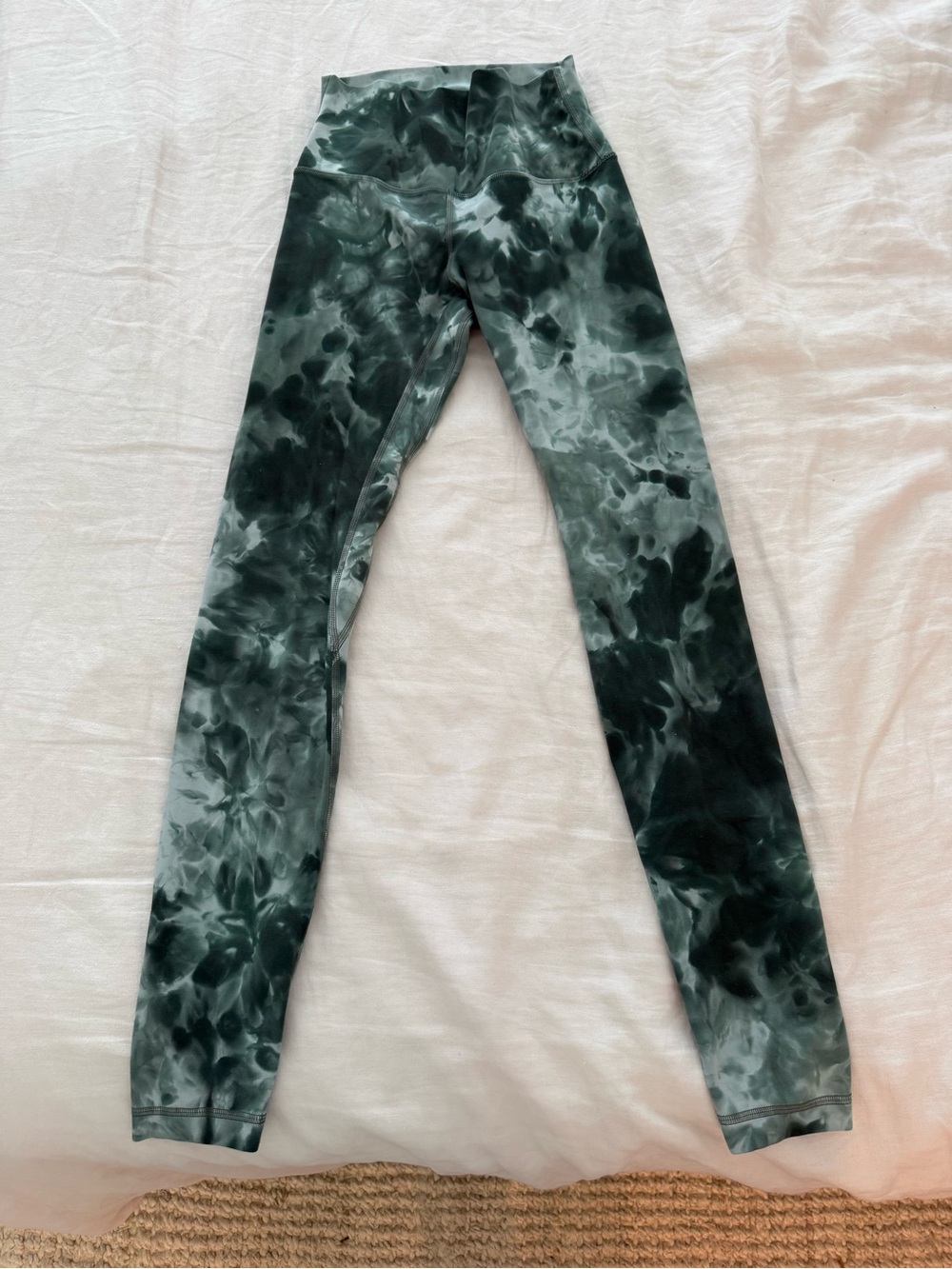 lululemon athletica Align Green Tie-Dye Leggings